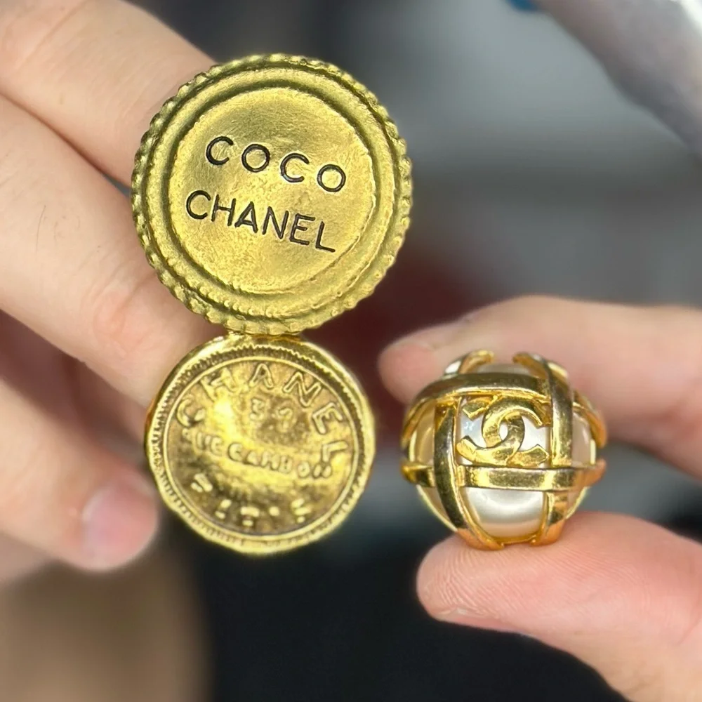 Chanel Clip On Earring 3 Pack